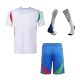 Men's Italy Away Soccer Jersey Whole Kit (Jersey+Shorts+Socks) Euro 2024 - Pro Jersey Shop
