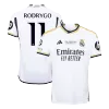 Premium Quality UCL FINAL Men's RODRYGO #11 Real Madrid Home Soccer Jersey Shirt 2023/24 - Fan Version - Pro Jersey Shop