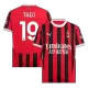 Men's THEO #19 AC Milan Home Soccer Jersey Shirt 2024/25 - Fan Version - Pro Jersey Shop