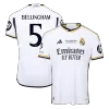 UCL FINAL Men's Authentic BELLINGHAM #5 Real Madrid Home Soccer Jersey Shirt 2023/24 - Player Version - Pro Jersey Shop