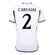 Premium Quality Men's CARVAJAL #2 Real Madrid Home Soccer Jersey Shirt 2023/24 - Fan Version - Pro Jersey Shop