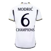 Men's Authentic MODRIĆ #6 CHAMPIONS Real Madrid Home Soccer Jersey Shirt 2023/24 - Player Version - Pro Jersey Shop