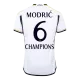 Premium Quality Men's MODRIĆ #6 CHAMPIONS Real Madrid Home Soccer Jersey Shirt 2023/24 Plus Size (4XL~5XL)- Fan Version - Pro Jersey Shop