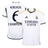 Premium Quality Men's KROOS #6 CHAMPIONS Real Madrid Home Soccer Jersey Shirt 2023/24 Plus Size (4XL~5XL)- Fan Version - Pro Jersey Shop