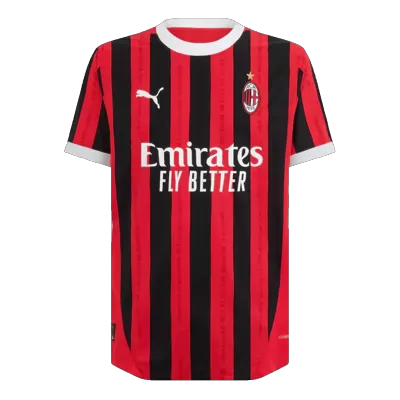 Men's Authentic AC Milan Home Soccer Jersey Shirt 2024/25 - Player Version - Pro Jersey Shop