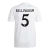 Men's Authentic BELLINGHAM #5 Real Madrid Home Soccer Jersey Shirt 2024/25 - Player Version - Pro Jersey Shop