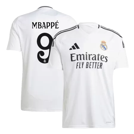 Men's MBAPPÉ #9 Real Madrid Home Soccer Jersey Shirt 2024/25 - Fan Version - Pro Jersey Shop