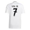 Premium Quality Men's VINI JR. #7 Real Madrid Home Soccer Jersey Shirt 2024/25 - Fan Version - Pro Jersey Shop