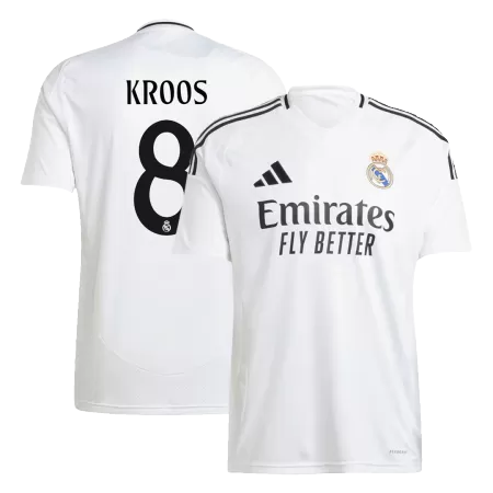 Men's KROOS #8 Real Madrid Home Soccer Jersey Shirt 2024/25 - Fan Version - Pro Jersey Shop