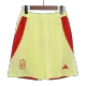 Men's Spain Away Soccer Shorts Euro 2024 - Pro Jersey Shop