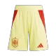 Men's Spain Away Soccer Shorts Euro 2024 - Pro Jersey Shop