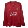 Men's Retro 2007/08 Manchester United Home Long Sleeves Soccer Jersey Shirt - Fan Version - Pro Jersey Shop