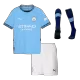 Kids Manchester City Home Soccer Jersey Whole Kit (Jersey+Shorts+Socks) 2024/25 - Pro Jersey Shop