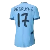 UCL Men's Authentic DE BRUYNE #17 Manchester City Home Soccer Jersey Shirt 2024/25 - Player Version - Pro Jersey Shop