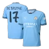 UCL Premium Quality UCL Men's DE BRUYNE #17 Manchester City Home Soccer Jersey Shirt 2024/25 - Fan Version - Pro Jersey Shop