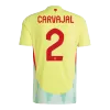 Men's CARVAJAL #2 Spain Away Soccer Jersey Shirt Euro 2024 - Fan Version - Pro Jersey Shop