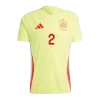 Men's CARVAJAL #2 Spain Away Soccer Jersey Shirt Euro 2024 - Fan Version - Pro Jersey Shop