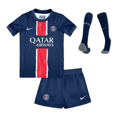 Kids PSG Home Soccer Jersey Whole Kit (Jersey+Shorts+Socks) 2024/25 - Pro Jersey Shop