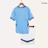 Kids Manchester City Home Soccer Jersey Kit (Jersey+Shorts) 2024/25 - Pro Jersey Shop