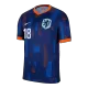 Men's MALEN #18 Netherlands Away Soccer Jersey Shirt Euro 2024 - Fan Version - Pro Jersey Shop