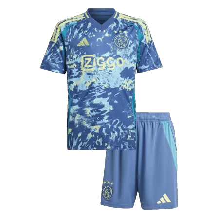 Kids Ajax Away Soccer Jersey Kit (Jersey+Shorts) 2024/25 - Pro Jersey Shop