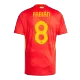 Men's FABIÁN #8 Spain Home Soccer Jersey Shirt Euro 2024 - Fan Version - Pro Jersey Shop
