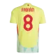 Men's FABIÁN #8 Spain Away Soccer Jersey Shirt Euro 2024 - Fan Version - Pro Jersey Shop
