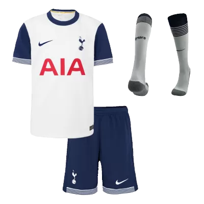 Kids Tottenham Hotspur Home Soccer Jersey Whole Kit (Jersey+Shorts+Socks) 2024/25 - Pro Jersey Shop