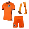 Men's Netherlands Home Soccer Jersey Whole Kit (Jersey+Shorts+Socks) Euro 2024 - Pro Jersey Shop