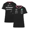 Women's Mercedes AMG Petronas F1 Racing Team T-Shirt Black 2024 - Pro Jersey Shop