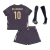 Kids BELLINGHAM #10 England Away Soccer Jersey Kit (Jersey+Shorts+Sockes) Euro 2024 - Pro Jersey Shop