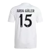 Men's Authentic ARDA GÜLER #15 Real Madrid Home Soccer Jersey Shirt 2024/25 - Player Version - Pro Jersey Shop
