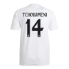 Men's Authentic TCHOUAMENI #14 Real Madrid Home Soccer Jersey Shirt 2024/25 - Player Version - Pro Jersey Shop