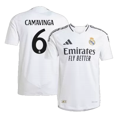 Men's Authentic CAMAVINGA #6 Real Madrid Home Soccer Jersey Shirt 2024/25 - Player Version - Pro Jersey Shop