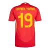 Men's Authentic LAMINE YAMAL #19 Spain Home Soccer Jersey Shirt 2024 - Player Version - Pro Jersey Shop