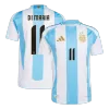 Men's Authentic DI MARIA #11 Argentina Home Soccer Jersey Shirt Copa America 2024 - Player Version - Pro Jersey Shop