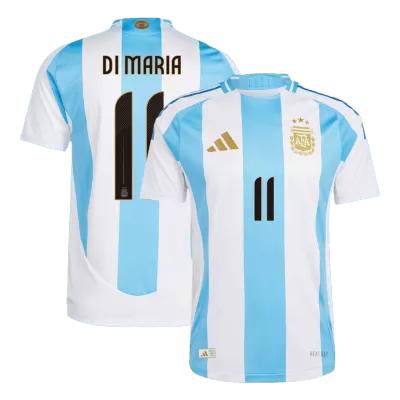 Men's Authentic DI MARIA #11 Argentina Home Soccer Jersey Shirt Copa America 2024 - Player Version - Pro Jersey Shop