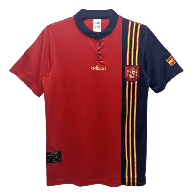 Men's Retro 1996 Spain Home Soccer Jersey Shirt - Pro Jersey Shop