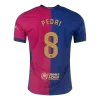 Men's Authentic PEDRI #8 Barcelona Home Soccer Jersey Shirt 2024/25 - Player Version - Pro Jersey Shop