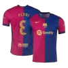 Men's Authentic PEDRI #8 Barcelona Home Soccer Jersey Shirt 2024/25 - Player Version - Pro Jersey Shop