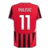 Men's Authentic PULISIC #11 AC Milan Home Soccer Jersey Shirt 2024/25 - Player Version - Pro Jersey Shop
