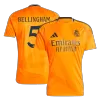 Men's BELLINGHAM #5 Real Madrid Away Soccer Jersey Shirt 2024/25 - Fan Version - Pro Jersey Shop