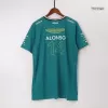 Premium Quality Men's Aston Martin Aramco Cognizant F1 Racing Team Fernando Alonso#14 Driver T-Shirt 2024 Plus Size (3XL-5XL)- Green - Pro Jersey Shop