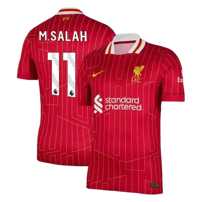 Premium Quality Men's M.SALAH #11 Liverpool Home Soccer Jersey Shirt 2024/25 - Fan Version - Pro Jersey Shop