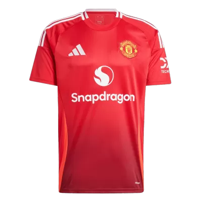 Premium Quality Men's Manchester United Home Soccer Jersey Shirt 2024/25 Plus Size (4Xl~5XL)- Fan Version - Pro Jersey Shop