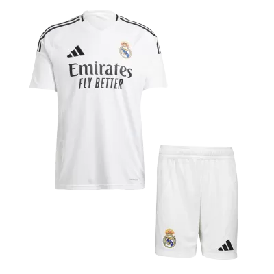 Premium Quality Men's Real Madrid Home Soccer Jersey Kit (Jersey+Shorts) 2024/25 - Pro Jersey Shop