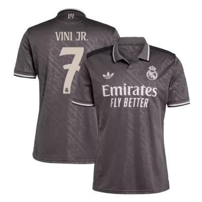 Premium Quality Men's VINI JR. #7 Real Madrid Third Away Soccer Jersey Shirt 2024/25 Plus Size (4XL~5XL)- Fan Version - Pro Jersey Shop