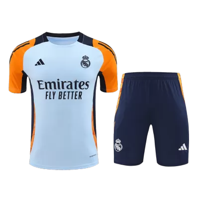 Men's Real Madrid Pre-Match Soccer Jersey Kit (Jersey+Shorts) 2024/25 - Pro Jersey Shop