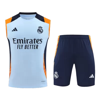 Real Madrid Pre-Match Soccer Jersey Vest Kit(Jersey+Shorts) 2024/25 - Pro Jersey Shop