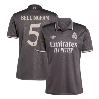 Premium Quality Men's BELLINGHAM #5 Real Madrid Third Away Soccer Jersey Shirt 2024/25 - Fan Version - Pro Jersey Shop